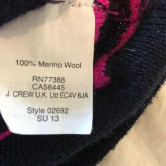 J. Crew xs merino wool sweater. Like new - Picture 5 of 5